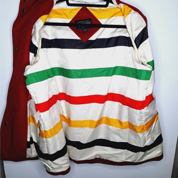 Pendleton Rosyln Women's XL Duffel Peacoat Hooded Wool Blend Coat Toggle Red - Picture 7 of 12